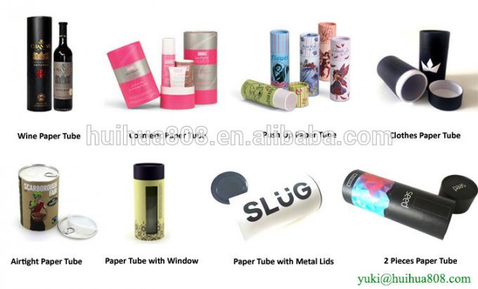化粧品の包装の食品包装のボール紙のクラフト紙の白書の正方形ペーパー管