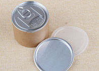 FDAの承認のペーパー合成物はクラフト紙の容易な開いた缶アルミニウムふたを缶詰にします