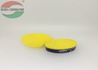 容易な開放端のフルーツの缶のための非こぼれの黄色い楕円形PPのプラスチックふた