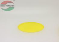 容易な開放端のフルーツの缶のための非こぼれの黄色い楕円形PPのプラスチックふた
