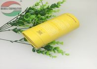Yellow Cardboard Cylinder Paper Tube Packaging For Honey Bottle Anti-rust