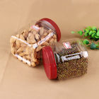 Eco - Friendly 20oz Square Pet Jar For Nuts Packaging 660ml  ISO 9001