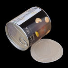 ナット、クッキーのために包む注文の円形のクラフト紙の缶