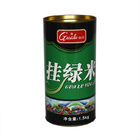 米、茶、乾燥された食糧のための金移動可能な錫のふたが付いている環境の緑のボール紙のペーパー合成の缶