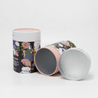 クラフトの円柱ペーパー管の茶/乾燥された食糧のための包装のボール紙の缶