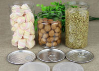 食品等級乾燥されたフルーツおよびナットのための透明なペットゆとりのプラスチック シリンダー