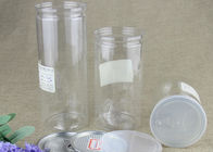 標準的な明確なプラスチック シリンダー、環境に優しいアルミニウム容易な開いた瓶