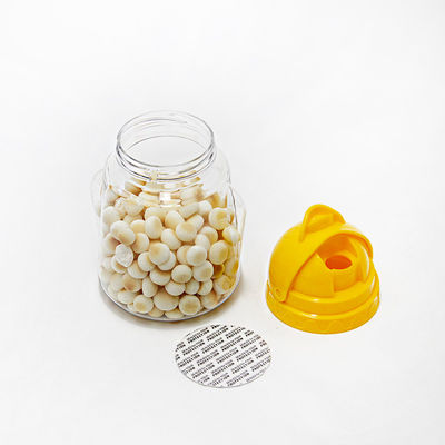 Kids Favor Penguin Cookie Clear Plastic Packing Jar Lovely Animal Shape 350ml
