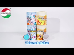 空気密度の高い金属の移動蓋付きのアイスクリーム紙チューブ