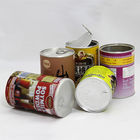 皮ホイルのふたのくだらない包装を用いるアルミ ホイルはさみ金のペーパー合成の缶