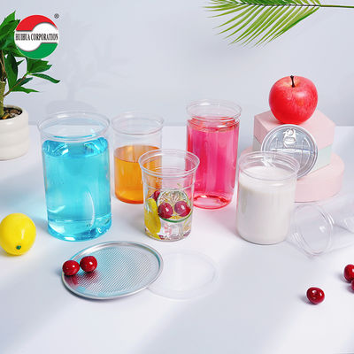 Food Grade White PET Cylinder Jar Screw Cap Factory Direct Plastic Bottle For Candy Oatmeal Snacks Dried Fruit Empty