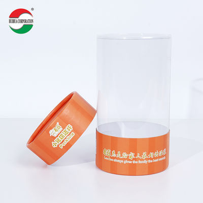 Creative PVC Window Paper Tube UV Advantage Waterproof Toy Gift T Shirt Cylinder Tube Packaging