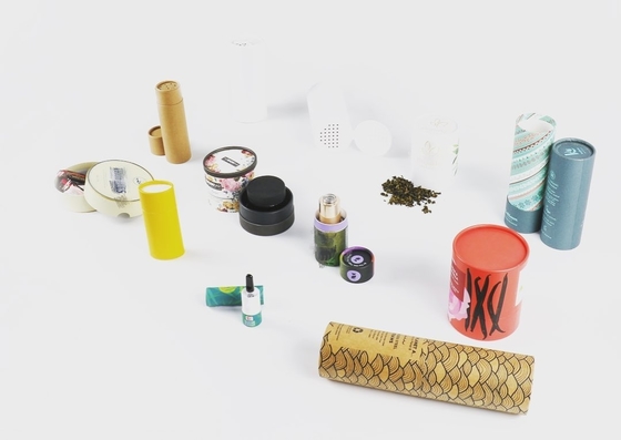 Eco Friendly Degradable Kraft Paper Tube Customized for Essential Oil Bottle/Perfume Bottle Cosmetic Salve Lipstick Mascara