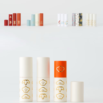 Custom Printed Push Up Twist Paper Tubes for Lipstick Deodorant