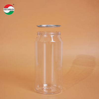 400ml PET Juice Bottle with Press Lid for Cold Filling