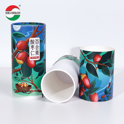 Empty Printed Biodegradable Wholesale Eco Friendly Recycled Round Kraft Cardboard Luxury Cylinder Custom Paper Tube Packaging