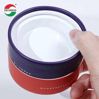 Custom Design Recyclable Paper Tube Packaging For Perfume Skincare Cosmetic Candle Essential Oil Round Box Cylinder Container