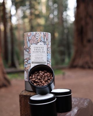 Custom Recyclable Food Grade Printing Round Paper Tube Degradable Paper Canister Airtight for Coffee Bean Powder Loose Tea