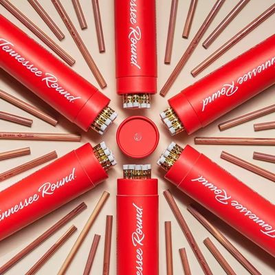 Customizable Eco Kraft Paper Tube with Metal Lid for Biodegradable Cylinder Packaging