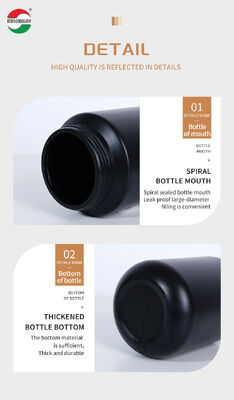 Wholesale HDPE Wide Mouth Powder Container 1200ml HDPE Plastic Bottles For Coffee Powder & Protein Powder