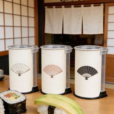 Food grade Custom Sushi Paper Tube Packaging Sushi Push Pop up Tube Packaging Wholesale