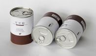 粉および乾燥された食糧のための容易な開いたふたによって包む気密のペーパー缶
