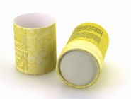 ロゴによって印刷される優雅な円柱クラフト紙はできま茶/フルーツの茶/花の茶/Ntrition の粉のために包みます