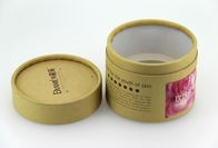 Eco 友好的なブラウン クラフト紙は化粧品のためのスポンジとの包装を缶詰にします