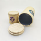 木製のふたの気密のペーパー包装の管/ボール紙シリンダー容器に栓をして下さい