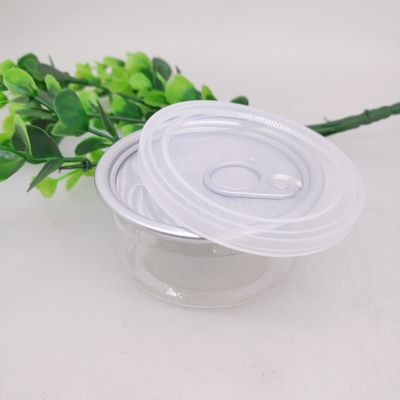 FSSC Manufacturer Food Grade Wide Mouth With Aluminum Lid Easy Open PET Bottles Can Canned Food