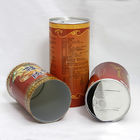 乾燥されたフルーツおよびナット OEM のための赤いボール紙のクラフト紙の合成の缶を印刷する CMYK ODM