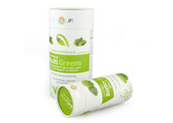茶のためにリサイクルされる気密の合成のボール紙の筒の包装の緑