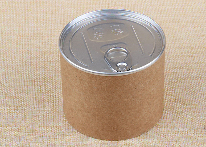 クラフト紙の合成のボール紙の筒の容器のラベルの印刷のくだらない包装