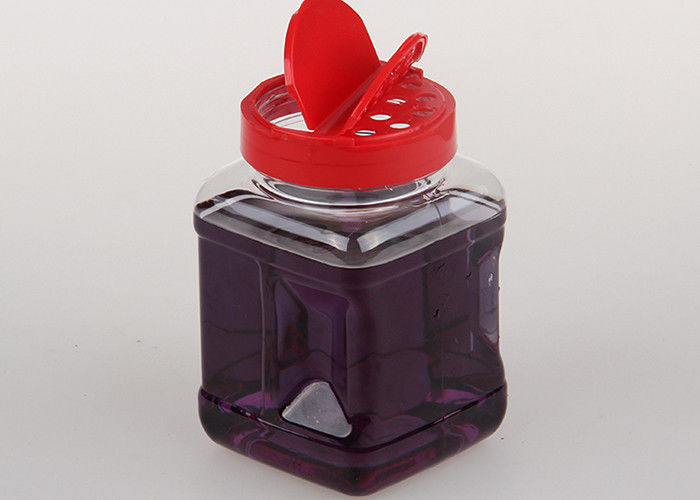 スパイスの正方形の形のゆとりペット プラスチック瓶の小さく透明な食品等級の小さなかん