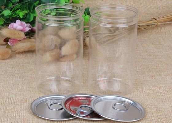 SGS QS の透明な豆のプラスチック ペットは 92 の Mm の 38g を黄色高さの震動させます