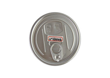 83mm Aluminium Silver Safe Easy Open Lid for Plastic Cans , Easy Open Ends