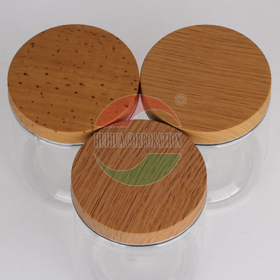 PET Honey Jars Cylindrical Food Bottles With Lids Guangzhou Suppliers With Caps, Plastic Screen Printing Customized Square