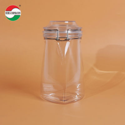 Custom PET Plastic Jar with Seal Ring - 1060ml & 1660ml Food Grade