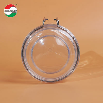 1080ML PET Clear PET Plastic Bottle Cylinder Jar Sealed Jars For Food Cover Lid Storage Solution