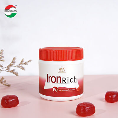 Food Grade HDPE Vitamin Health Product Bottles Colored Capsule Shape Calcium Tablets sealed Bottles