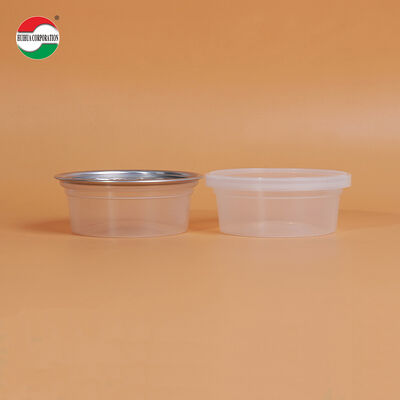 食品グレード 透明なPPプラスチック 高温耐性ボウル 円筒瓶 サラダ・ロリポップ 缶詰