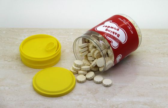 Eco 友好的で明確なペット キャンデーはプラスチック容易な開放端 380ML と震動します