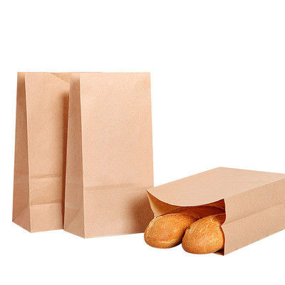 リサイクルされたクラフト紙は包装のレストランを袋に入れる食糧配達を取り除く